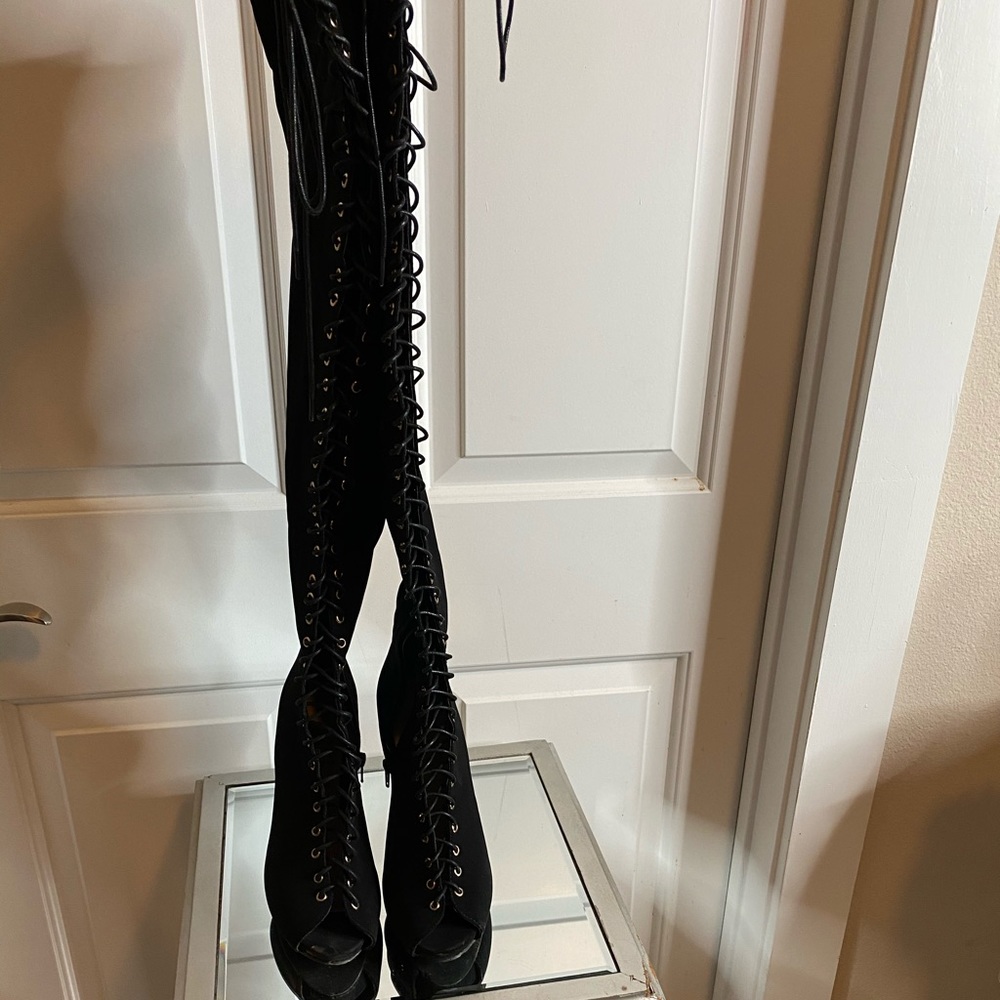 Thigh high boots